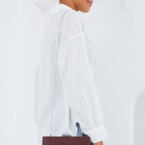 pochette de soirée rouge bordeaux brillant pour femme 010155